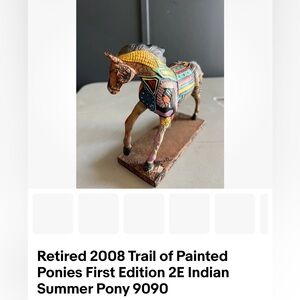 Artistic Multicolor Horse Sculpture
